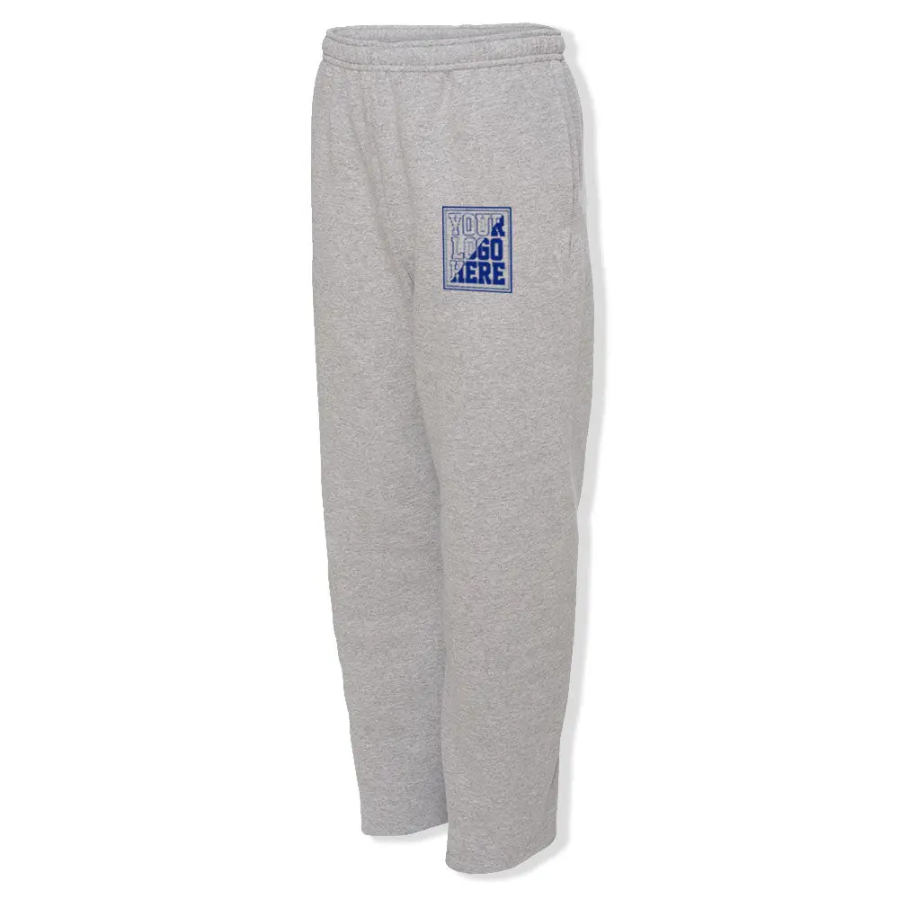 Women's Custom Printed Open Bottom Training Sweatpants