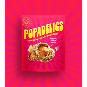 Popadelics Crunchy Mushroom Chips - Trippin' Truffle Parm (6-pack)