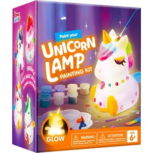 DIY Night Light-  Your Own Unicorn Lamp- Arts & Crafts Kit School Activities Art Supplies Painting , Birthday Gifts for Girls Boys Aged 6+