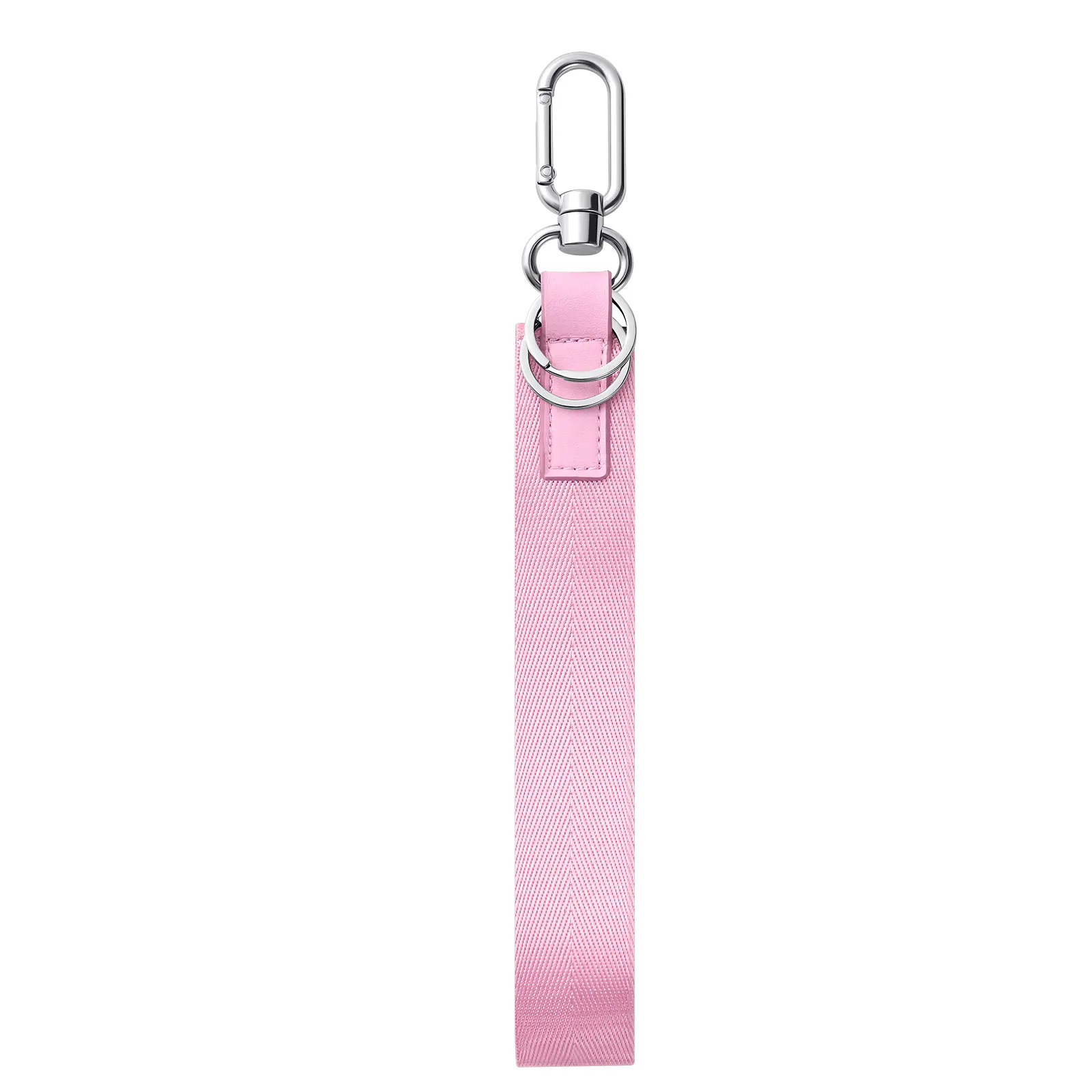 Unisex Herringbone Wristlet Strap, a Cute Fabric and Leather Accessory for Prom, Car Fobs, ID Badges, and Wallets, Wristlet Keychain, Keyring, Key Chain Accessories, Key Holder For Purse, Multifunctional Keychain