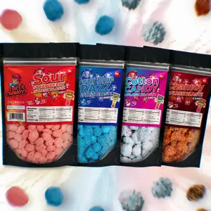 Viral Gushers 4 Pack Ultimate 24oz Splash Blastz Bundle- Sour Blue Razz 6oz + Cotton Candy 6oz + Sour Strawberry 6oz + Chamoy 6oz - Chicos Chamoyy