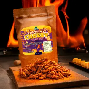 El Mexicanito:Chapulines CHEESY AND SPICY 4oz Originally Oaxaca Mexico Cheese Flavor Seasoning