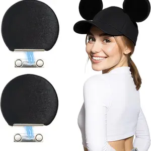 Magnetic Mouse Ears Hat Clips, Unisex Detachable Mouse Ears, Includes Extra Magnets, Fits Baseball Caps, Truck Driver Hats, Fisherman Hats