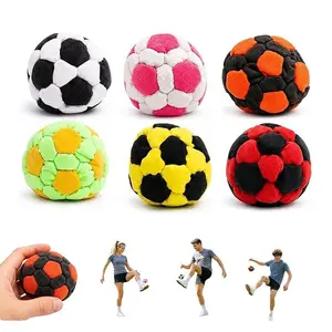 Colorful Soccer Hacky Footbag Sand Filled Soft Kick Ball For Outdoor Coordination Training hacky sacks