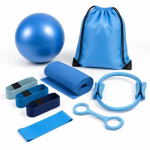 3-in-1 Pilates Ring Set with Mini Ball & Resistance Bands – Home Workout Fitness Ring for Women, Yoga & Pilates Exercise Equipment