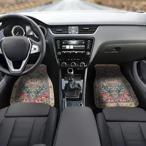 Moroccan Bohemian Style Car Floor Mat, 4 Counts/set Non-slip Car Floor Mat, Fashionable Car Interior Decoration Accessories for Women & Men, Car Mats