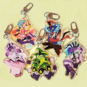 Helluva Sin Double Sided Epoxy Acrylic Keychains