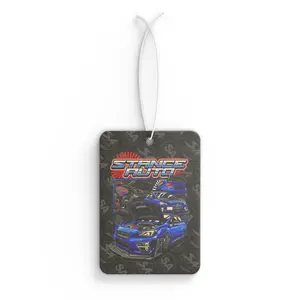 Stance Auto Humble WRX Air Freshener - High-Quality Printed JDM Culture Inspired Car Air Freshener with Bold Artwork & Long-Lasting Fragrance for Cars Trucks Mirrors Lockers Garages