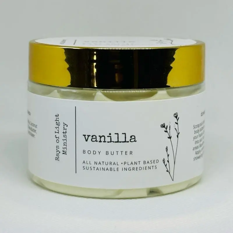 Vanilla Body Butter - All Natural Ingredients - Moisturizer