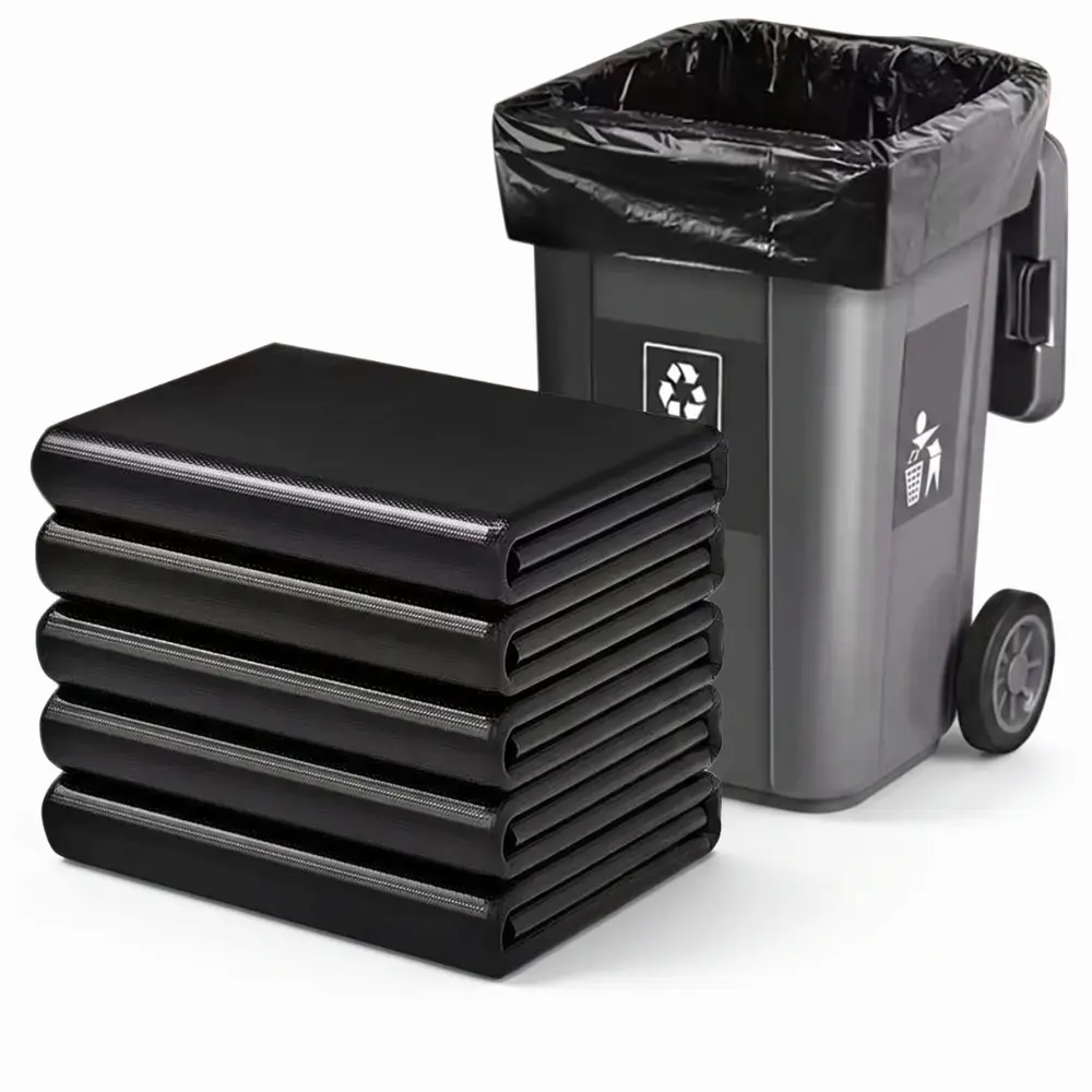 Heavy Duty 55-65 Gallon Trash Bags Single-sided Thickness 24μm
