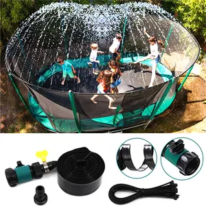 Trampoline Sprinkler – Outdoor Water Spray Cooling System, Easy Install, Summer Backyard Fun for Kids & Adults