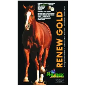 212 Main Equine Renew Gold Supplement, 30 lb Black, Manna Pro Formula, 05-9280-2130 Equestrian Sports & Outdoor Nutrition Aid