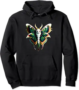 Luminescent Luna Moth - Enchanting Glimmering Magic Insect Pullover Hoodie - Jacobjbt Shop 43B0CV6W3DTC