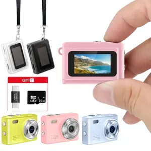 Mini vintage camera, Key chain Camera,compact and exquisite retro small digital camera recorder with LED flash, portable travel thumb camera for life recording, suitable for going out