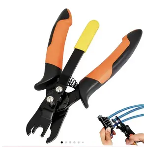 Air Hose Connector Removal Tool, Push-to-Connect Fitting Disconnect Pliers, ideal for automobile pneumatic pipeline maintenance, quick-release coupling pliers, PVC material, one-handed operation, compact design. Electrician Multi-Function outdoorfun