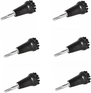 6Pcs Hunting Small Game Blunt Judo Broadheads 100 Grain Soft Rubber Archery Practice Tip Point