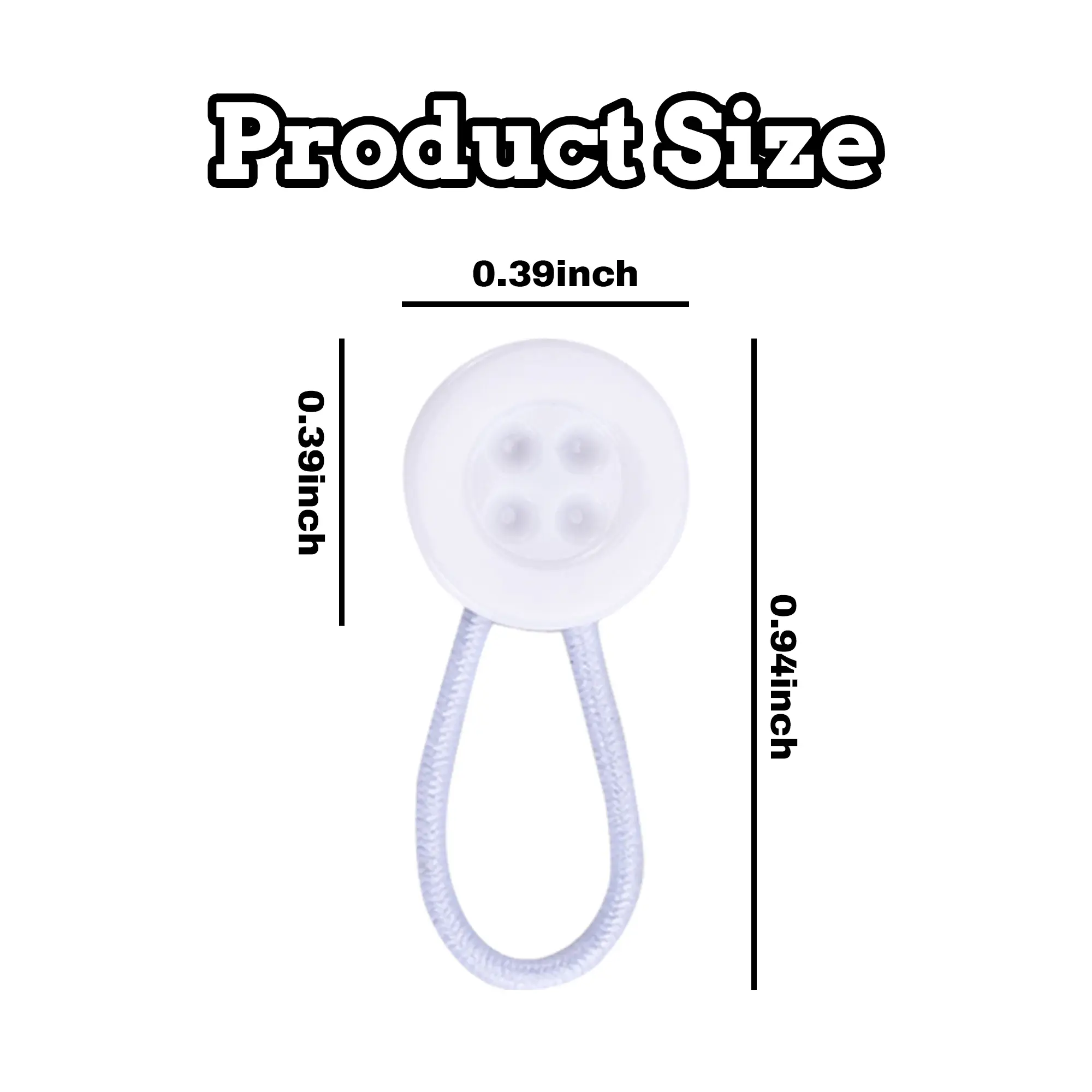 12 Counts Comfy Clothiers Unisex Comfy Deluxe Collar Extenders, Effortless to Attach and Use, Buttons Blend with Shirt Design, Expand Tight Neck for Comfort (White & Black Buttons)
