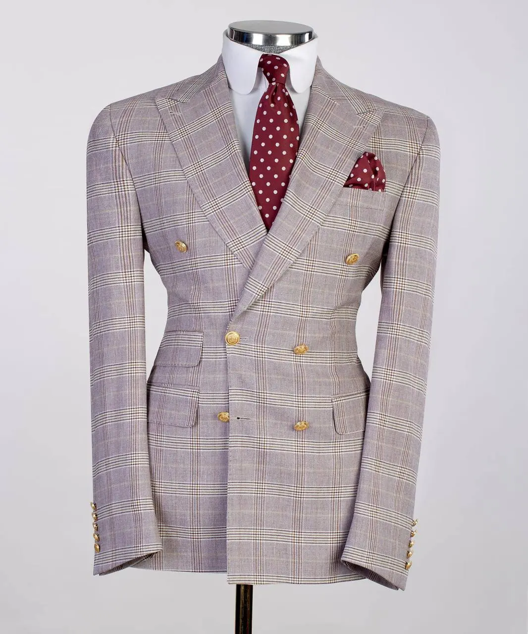Lavender Glen Double-Breasted Jacket
