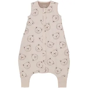 4 Season® Baby Sleep Bag with Feet, Merino Wool & Organic Cotton, Teddy Bear