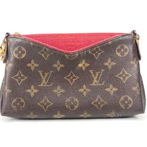 Pre-owned Louis Vuitton LV Old Flower Mini Legendary Red Inner Chain Bag 22*4*12.5cm th251111110
