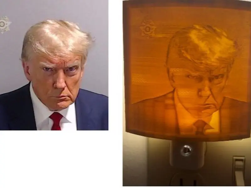 Special Night- light Trump mug shot Night-light