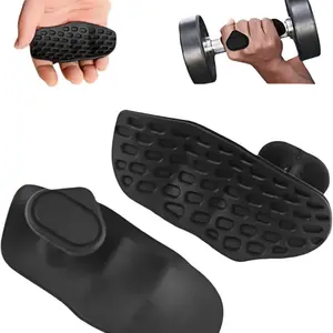 Anti-Slip Workout Grips, Ergonomic Workout Gloves, Weight Lifting Grips, Silicone Gym Grips Pads, Soft, Palm Protection, for Men and Women