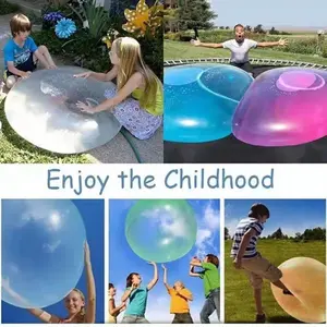 Water-fillable Balloons, Inflatable Bubble Balls, Extra Large Water Balloons for Kids, Patting Balls, Unbreakable Balloon Toys