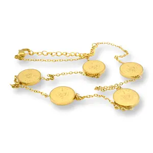 Mini Coin Necklace - Stylish Design with Coins for Everyday Wear