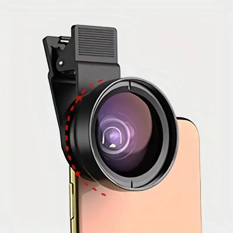 New HD 37mm 0.45x Ultra Wide Angle Lens + 12.5x Super Macro Lens for iPhone Smartphone Lens Set Phone Camera Lens Mobile Phone Lens Smartphone Camera Accessories