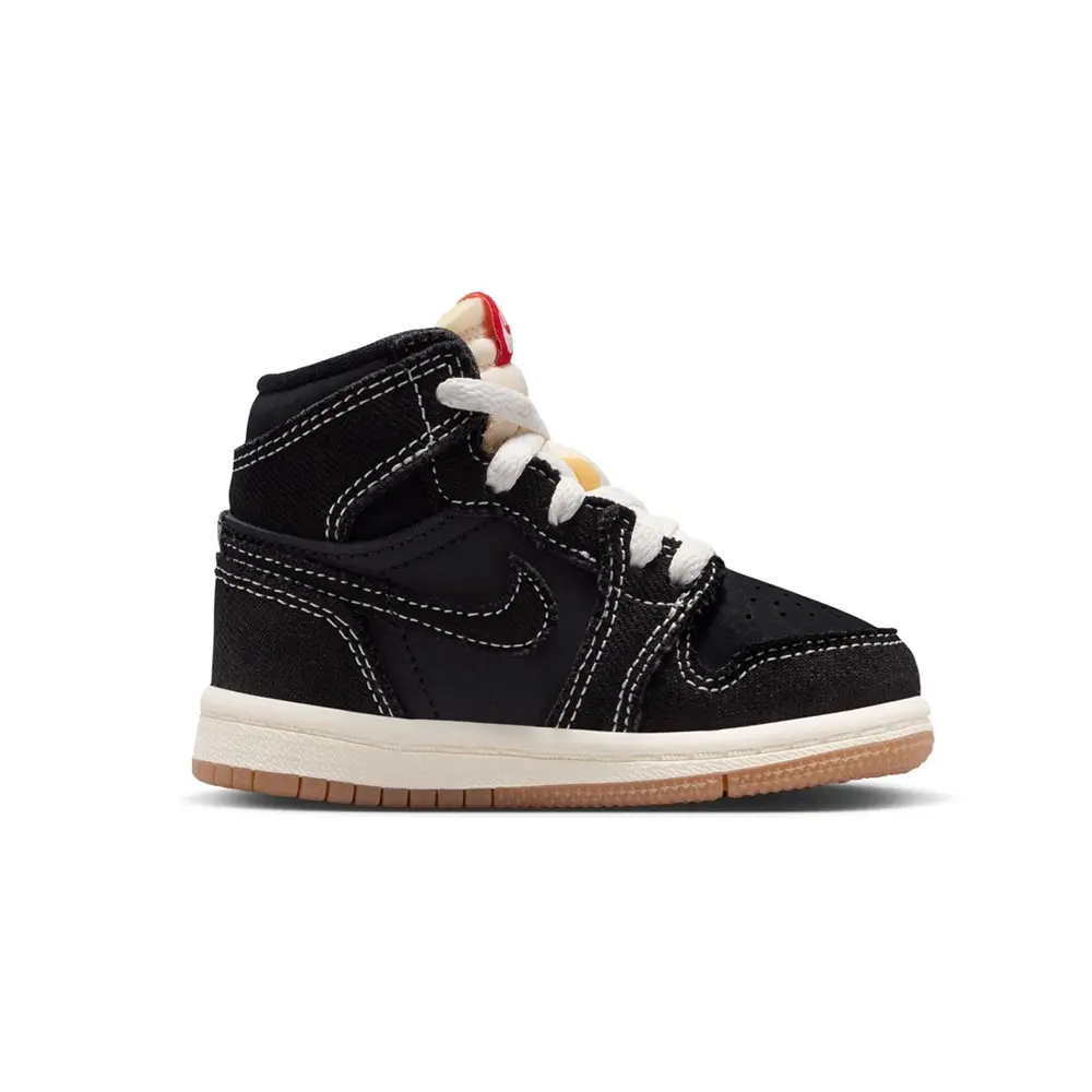 Toddler's Jordan 1 Retro High OG FC Black/Sail-Gum Med Brown (II9925 001)