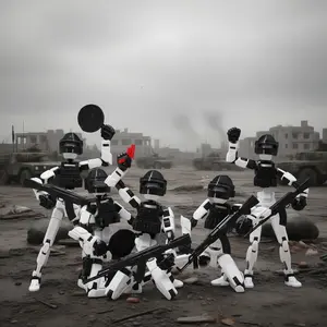 Multi-Jointed Moveable Model Doll, Articulated Figures, 20cm/7.87inch Large Size, Pubg Peripheral Model, Full Tactical Equipment, DIY Expansion Pack