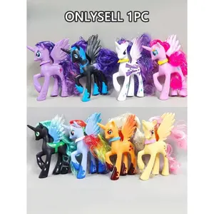 My Little Pony Unicorn Party Celebration Series, Cartoon Character Statue, Desktop Decoration, Birthday Gift, Home and Office Decor, Action Figures