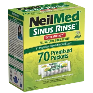 Sinus Rinse 70 Extra Strength Hypertonic Packets