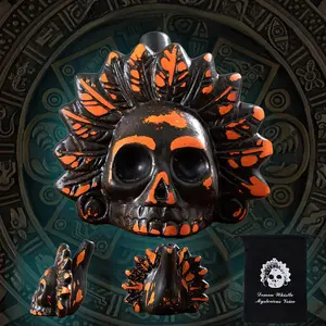 Aztec Death Whistle Realistic Human Scream Wind Instrument, over 125 Decibels, Perfect for Concerts, Music Production, Pranks