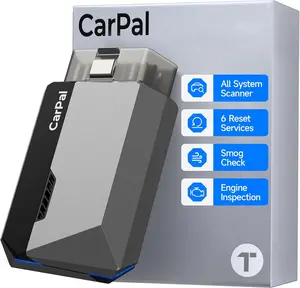 TOPDON Carpal OBD2 Code Bluetooth Scanner for iOS & Android with 6 Maintenance Services, Vehicle Health Check, Smog Check & Engine Inspection