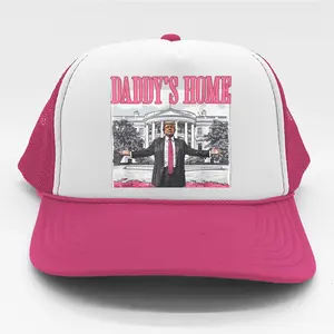 Daddy's Home Vote Donald Trump JD Vance 2024 USA Presidential Election Trucker Hat