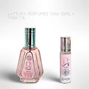 Lattafa Perfumes Yara 50ML + Yara Oil 10ML - Fragrance Collection Starter Pack - Fragrance Gift Bundle