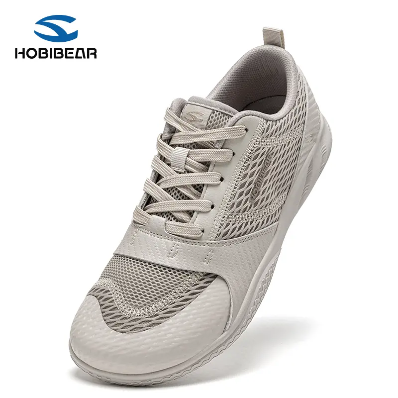 HOBIBEAR Minimalist Barefoot Shoes Wide Last Zero Drop Slip Ons Unisex Trail Running Shoes