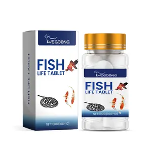 Yegbong Ornamental Fish Aquarium Salt Tablets, Fish Tank Salt, Special Fish Salt for Ornamental Fish, Fish Rearing Salt Tablets, Mineral Salt