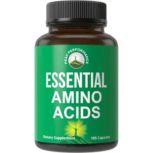 All 9 Essential Amino Acids Supplement Capsules with 3X More Leucine for Muscle Recovery and Lean Muscle Growth EAA Powder Alternative Better Than BCAA Branched Chain Aminos Acid USA Tested EAAs Capsules for Men and Women