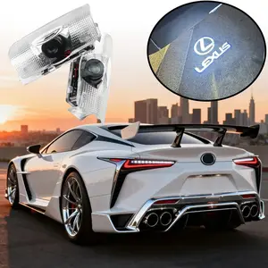 2 Pcs LED Interior Sticker Light, Welcome Light, Led Door Light, For Lexus LS ES IS LX RX GS GX RC UX200 High Power CREE Chip Super Bright 6500K White Light Error Free Plug & Play Aluminum Alloy+Plastic / 50000H Lifespan 12V/5W Energy Saving