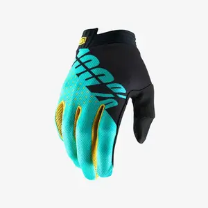 100% Seven Colors Wholesale Cycling Outdoor Sports Bicycle Anti-Slip Men and Women Long Finger Breathable Fitness Colorful Gloves