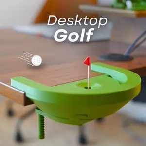 Desktop Golf Ball Game Toy, Golfer's Desktop Game, Desk Ornament, Fun Office Decor, Stress Relief, Perfect Gift for Golf Lovers, Indoor Golf, Stress Relief Decoration