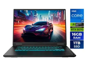 GIGABYTE GAMING A16 - 16" NVIDIA GeForce RTX 5070 Laptop GPU - Intel i7-13620H - 16GB Memory - 1TB SSD - 165Hz IPS Display - Windows 11 Home Gaming Laptop (CWHI3US894SH)