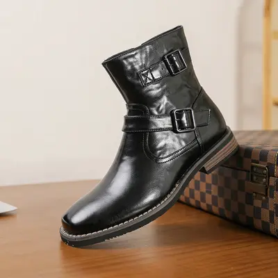 J Ferrar Mens Colebrook Flat Heel Lace Up Boots - TikTok Shop display picture 1