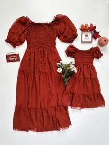 Autumn Mama and Mini Matching Dresses
