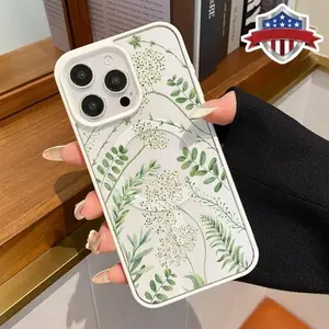 Forest Full of Stars Pattern Magnetic Phone Case Supports Wireless Charging for iPhone 15 17 16 14 Pro Max 13 12 11  Air XR XS Plus E Shockproof Non Slip Protection Silicone Transparent Acrylic Cover Cellphone ProtectiveT140