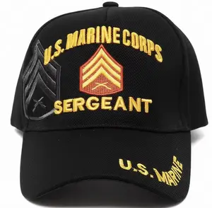 U.S. Marine Corps Sergeant Black Cap 0046