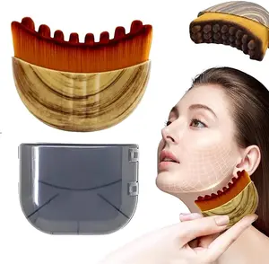 2026 New Lymphatic Contour Facial Brush, Face and Neck Drainage Massager, Chin Shaping Tool, Ergonomically Designed, Anti-Swelling and Fatigue Relief