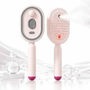 Spray Air Cushion Massage Comb Self-Cleaning Anti-Tangle Essential Oil Mist Hair Care Comb Anti-Static Volumizing Aromatherapy Comb